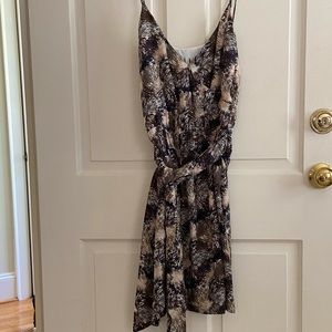 Halston Heritage beaded mini dress